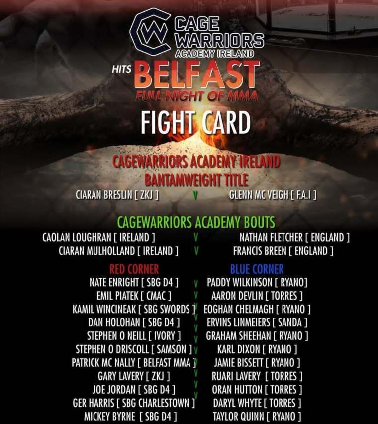 fight card